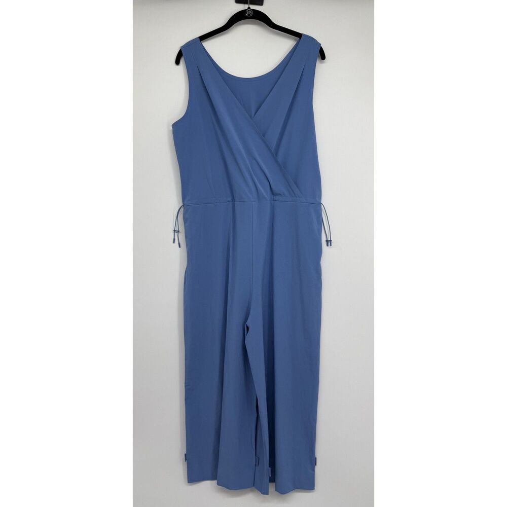 Title Nine Blue Getaway Travel Jumpsuit Size M